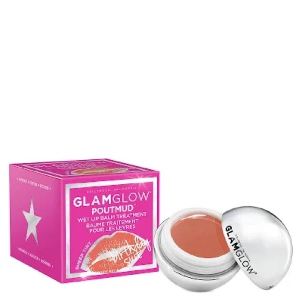 Glamglow PoutMud Sheer Tint *Birthday Suit* Wet Lip Balm 7g/0.24oz NIB MSRP: $29